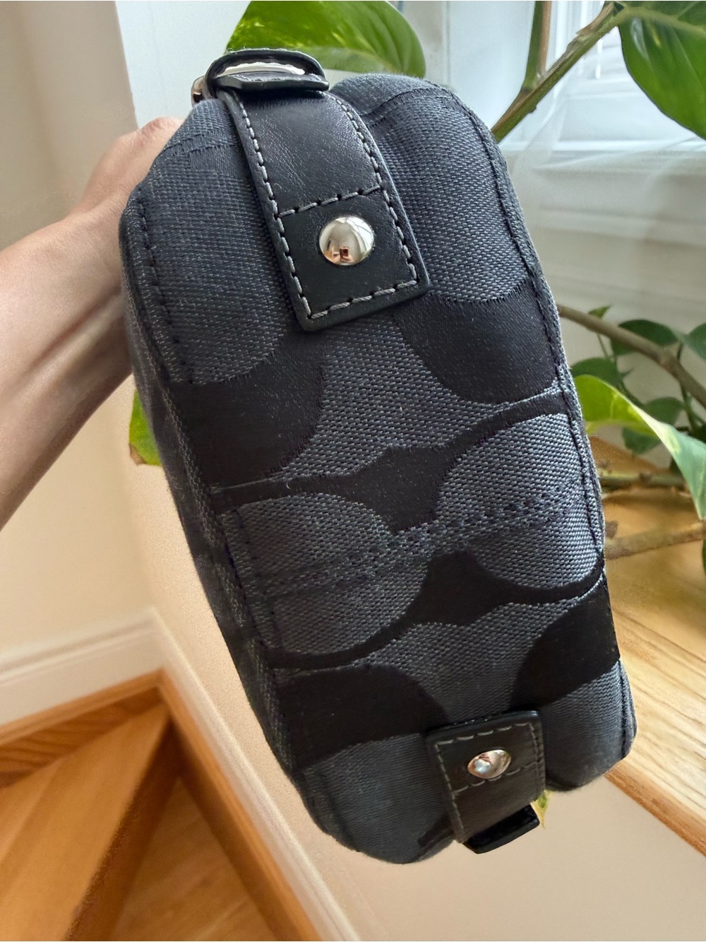 Coach Black Signature Mini Zoe - Picture 3 of 5